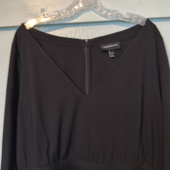 Lane Bryant Little Black Dress Plus Size 18 20 Fit & Flare Jersey Knit Stretch - Picture 8 of 10